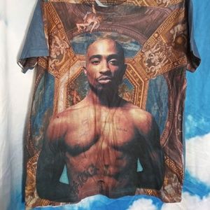 Cute Tupac printed Shirt